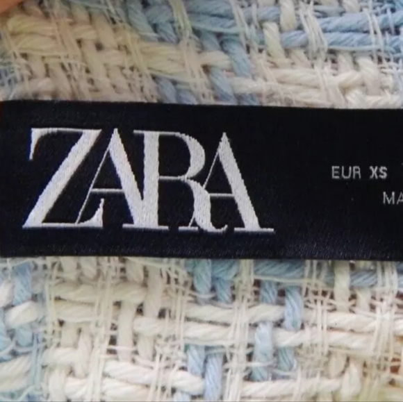 Zara Houndstooth Textured Shacket - Picture 3 of 4